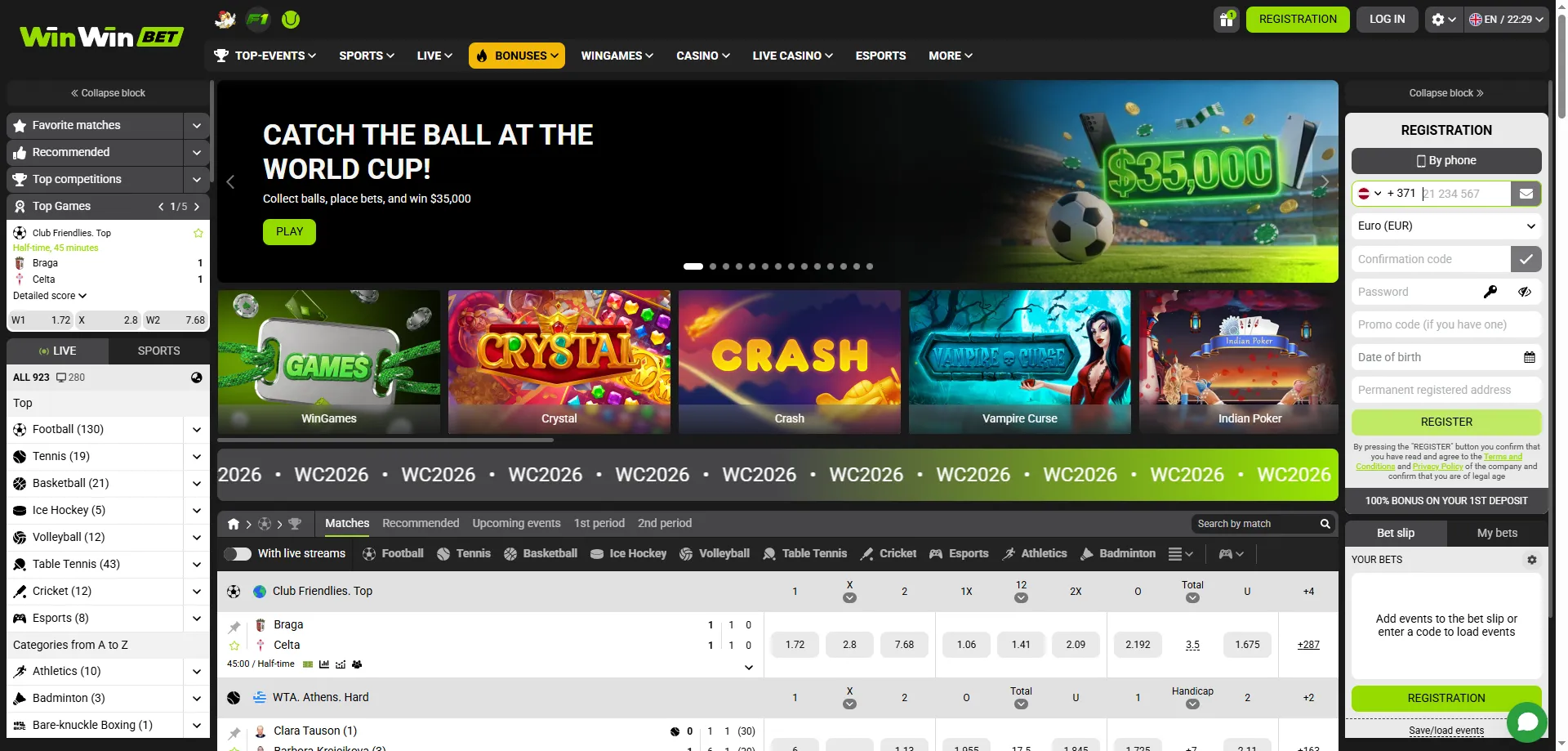 WinWin Bet CI aperçu général de la plateforme de paris en ligne